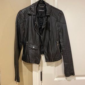 Express faux leather jacket
